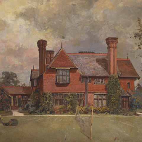 Painting of large house